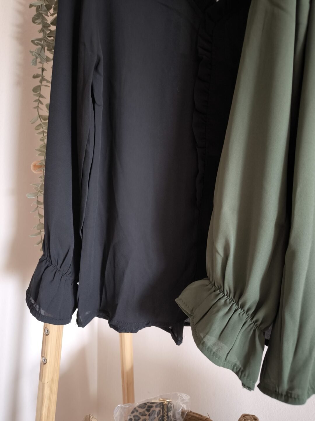 Blusa gasa puño campana