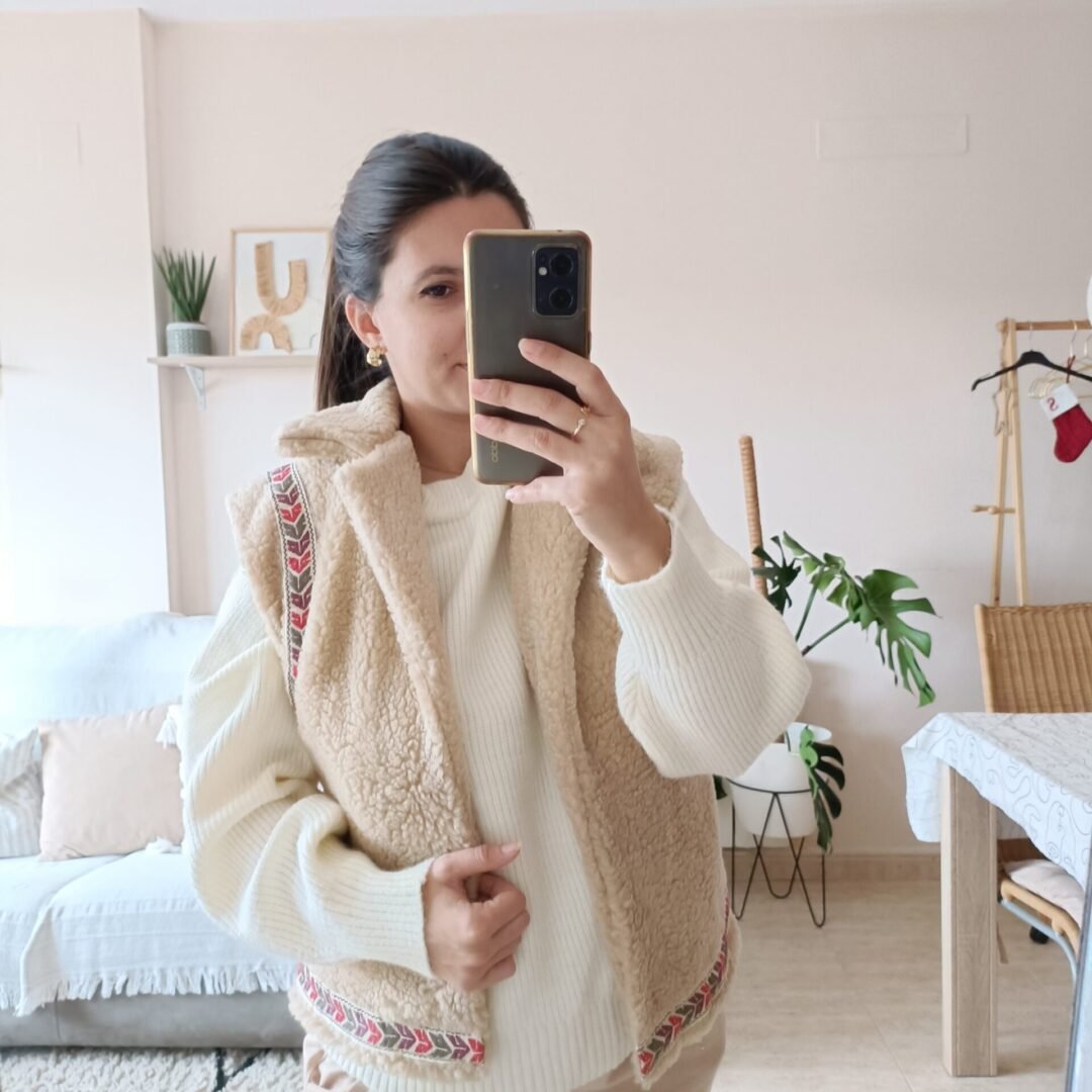 Chaleco Indian borreguito