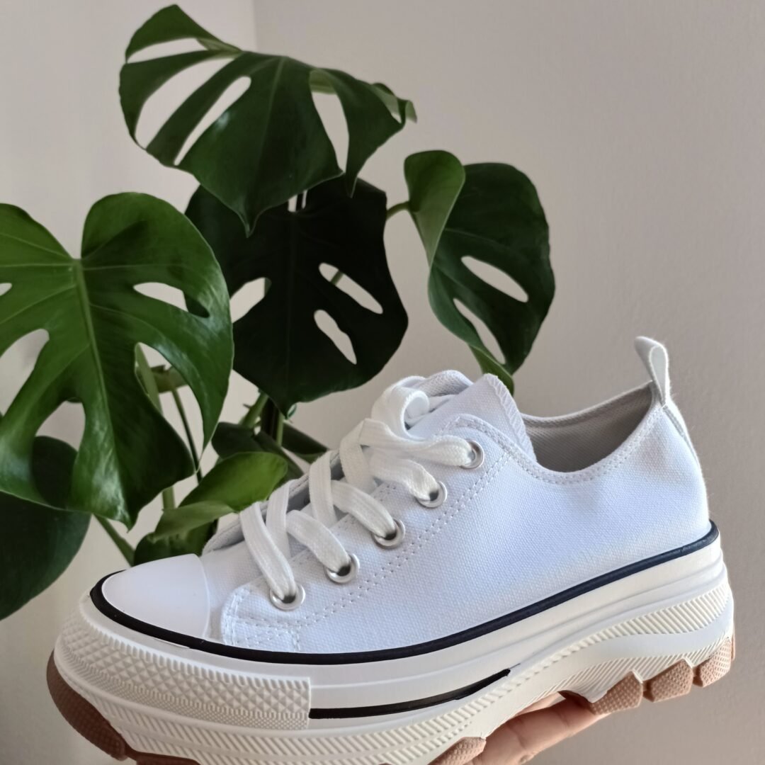 Zapatillas blancas plataforma