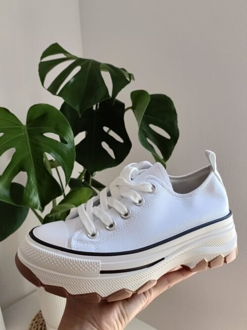Zapatillas blancas plataforma