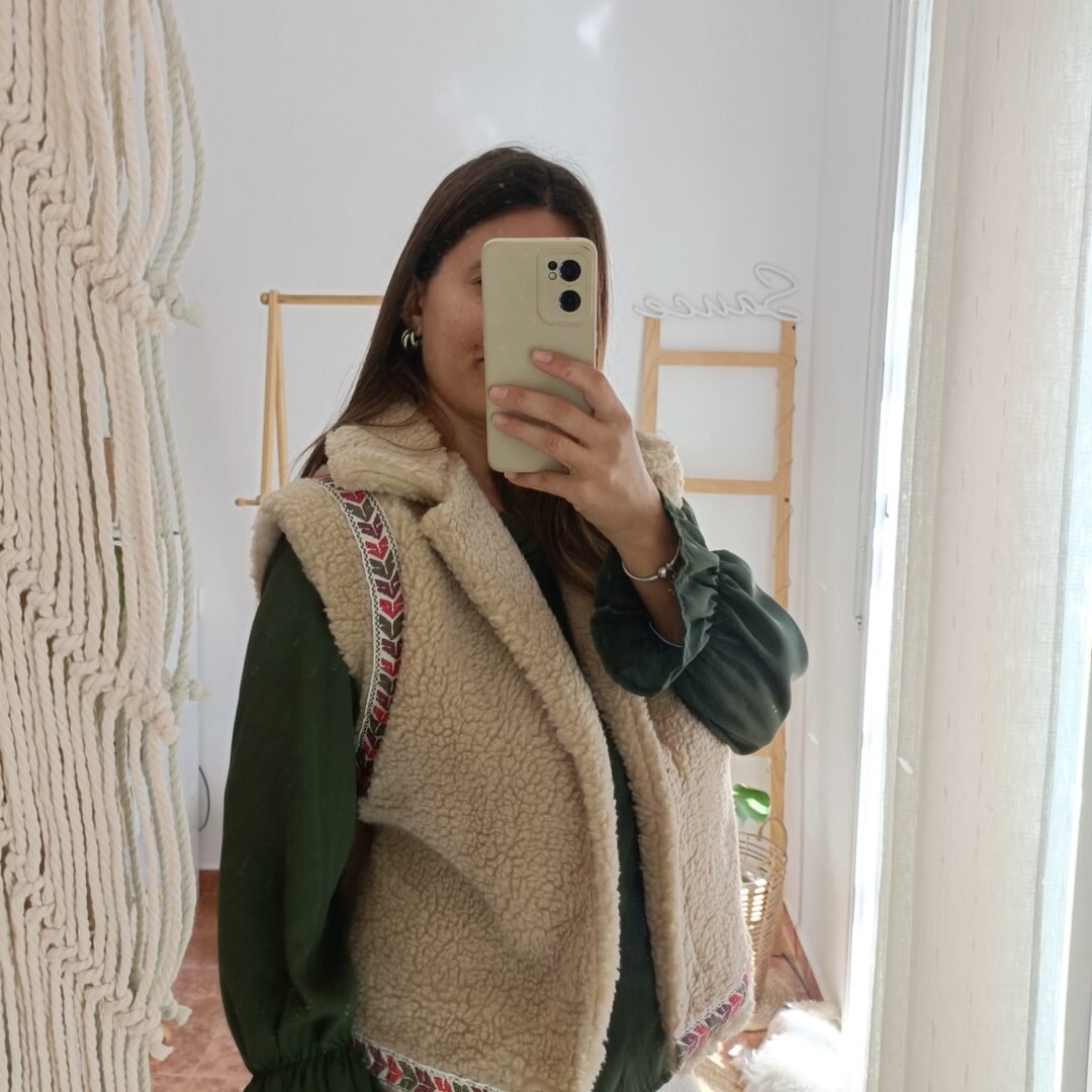 Chaleco Indian borreguito