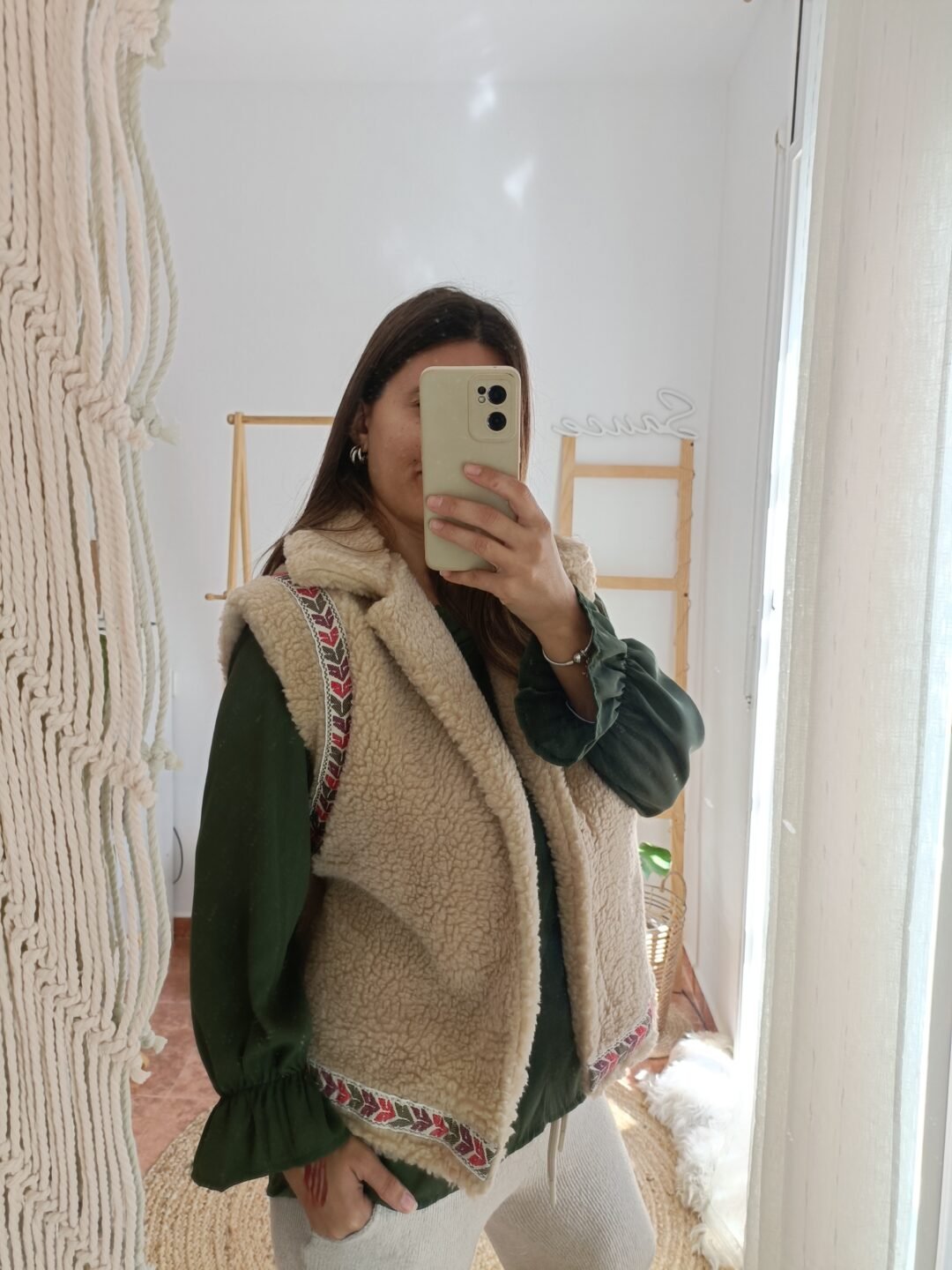 Chaleco Indian borreguito