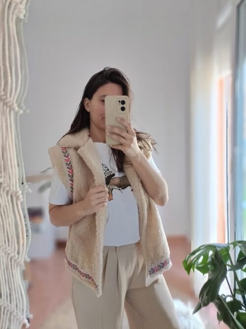 Chaleco Indian borreguito