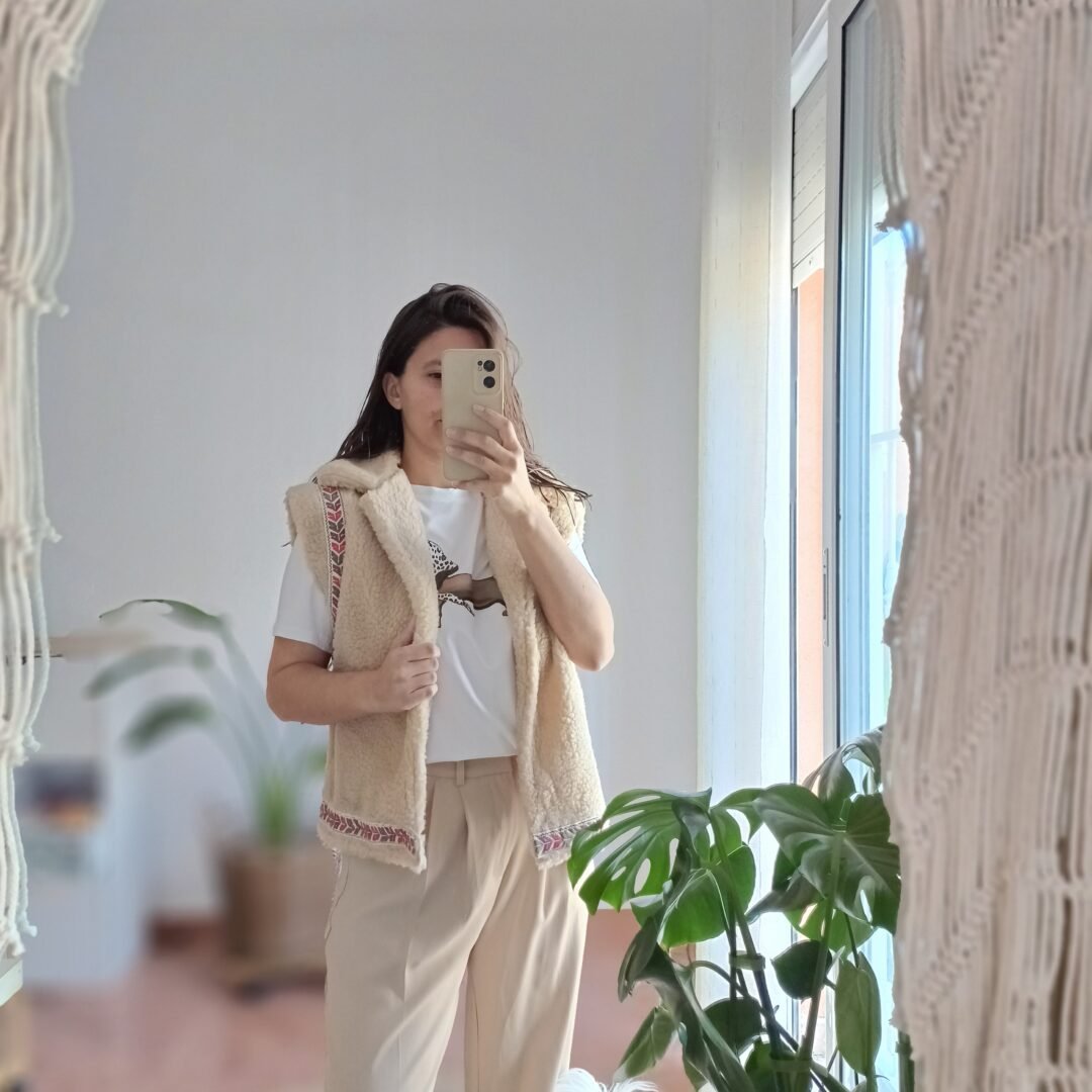 Chaleco Indian borreguito