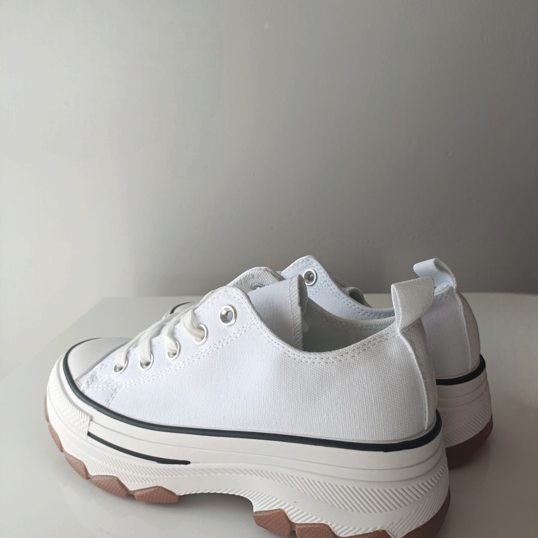 Zapatillas blancas plataforma