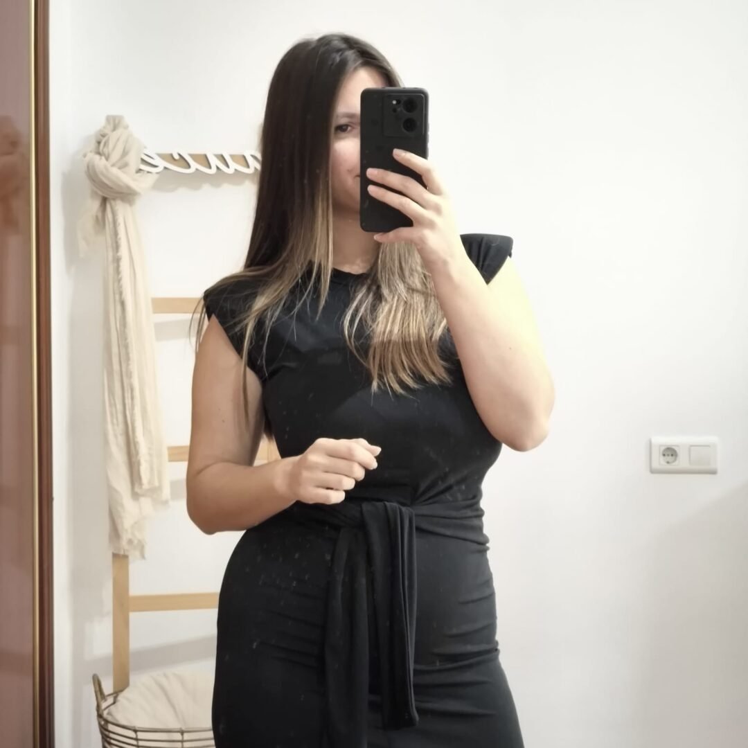 Vestido largo lazada