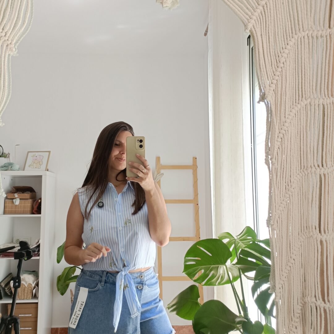 Camisa corta floral